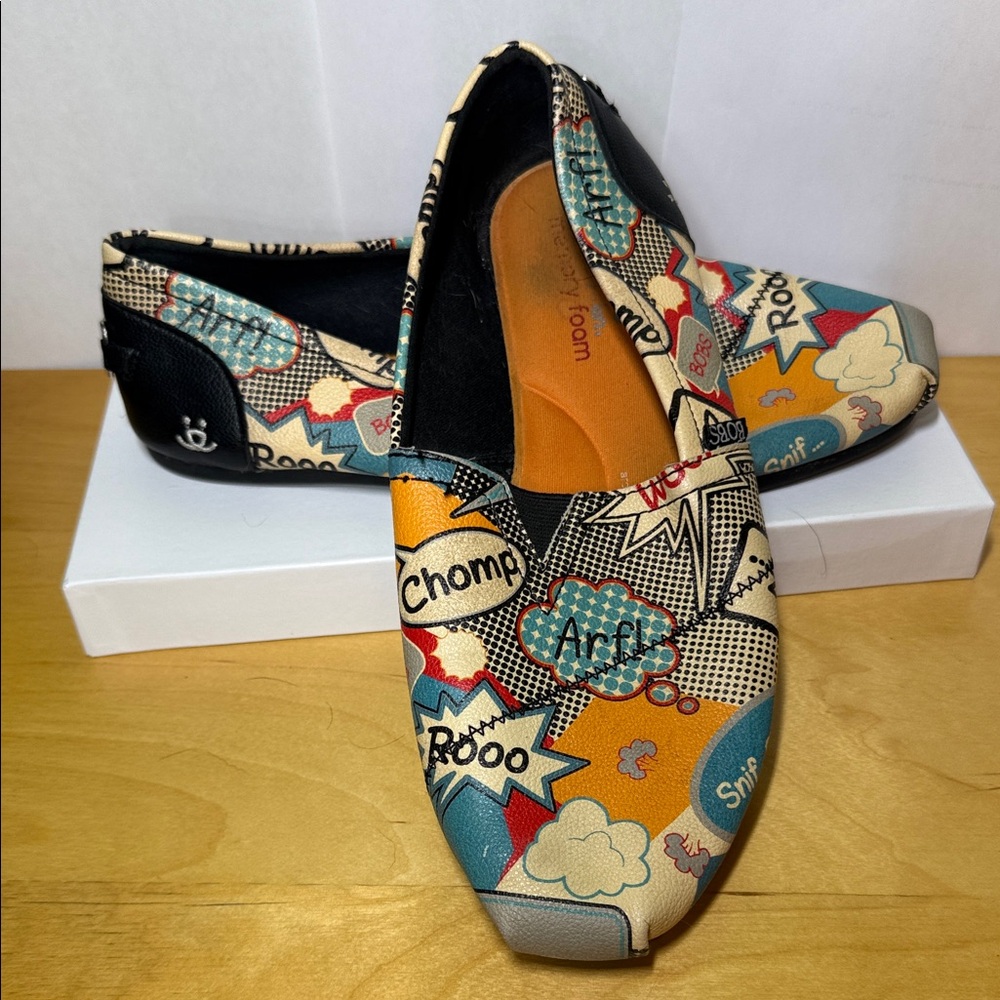BOBS from Skechers Comic Print Sneakers - Multicolor